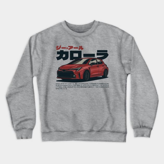 Toyota GR Corolla Crewneck Sweatshirt by idrdesign